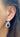TYLA - Lab Blue Sapphire Drop Earrings - RTS