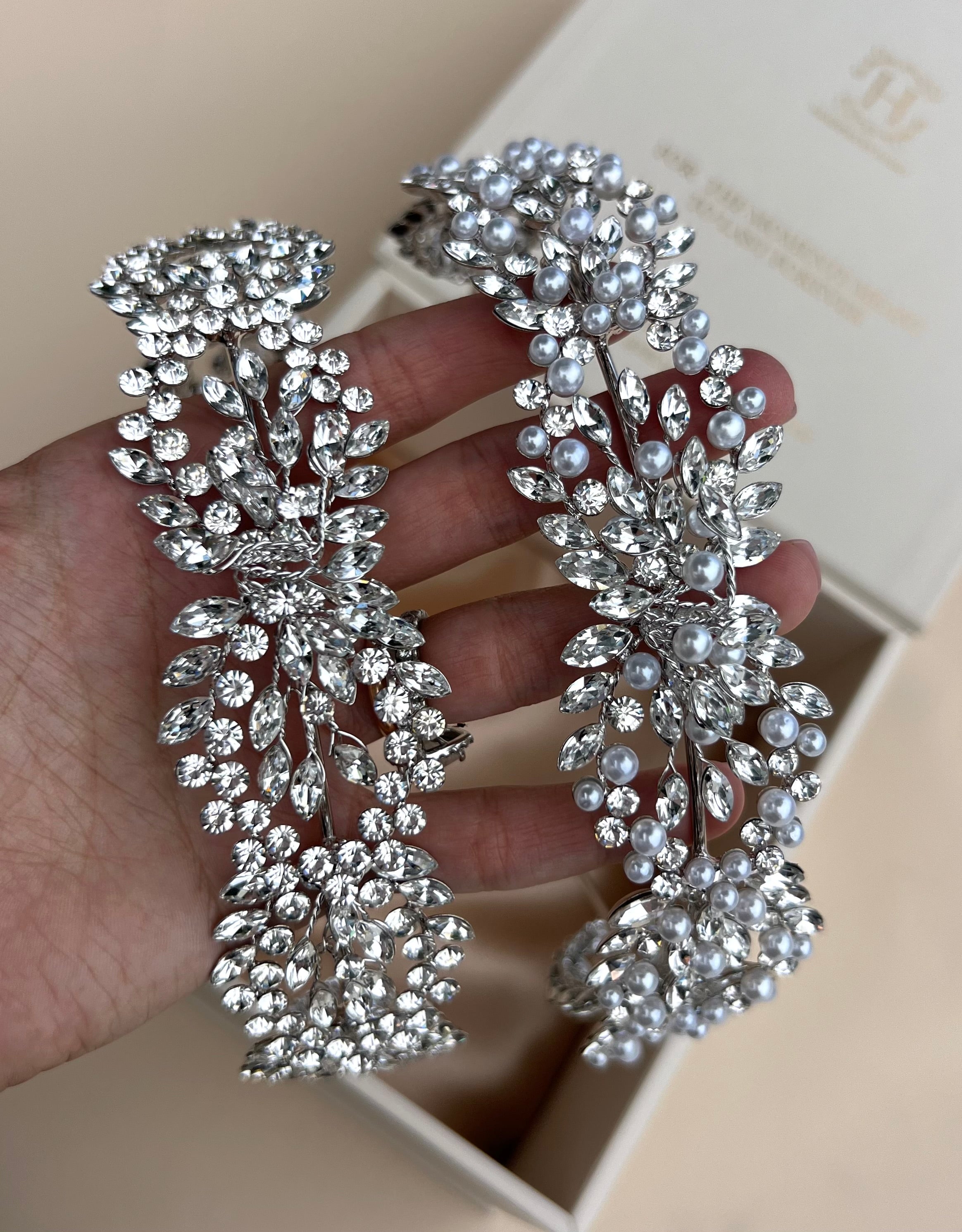 THALIA Swarovski Crystals Headband -RTS