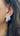 ELIZA - Lab Sapphire and Simulted diamonds Earrings RTS