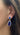 SHARIN - Lab Sapphire and simulated diamonds Drop Earrings RTS