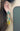 FLORENCIA - Green Pave and Yellow Crystals Long Earrings
