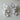 SHIRA - White Porcelain Flower Earrings