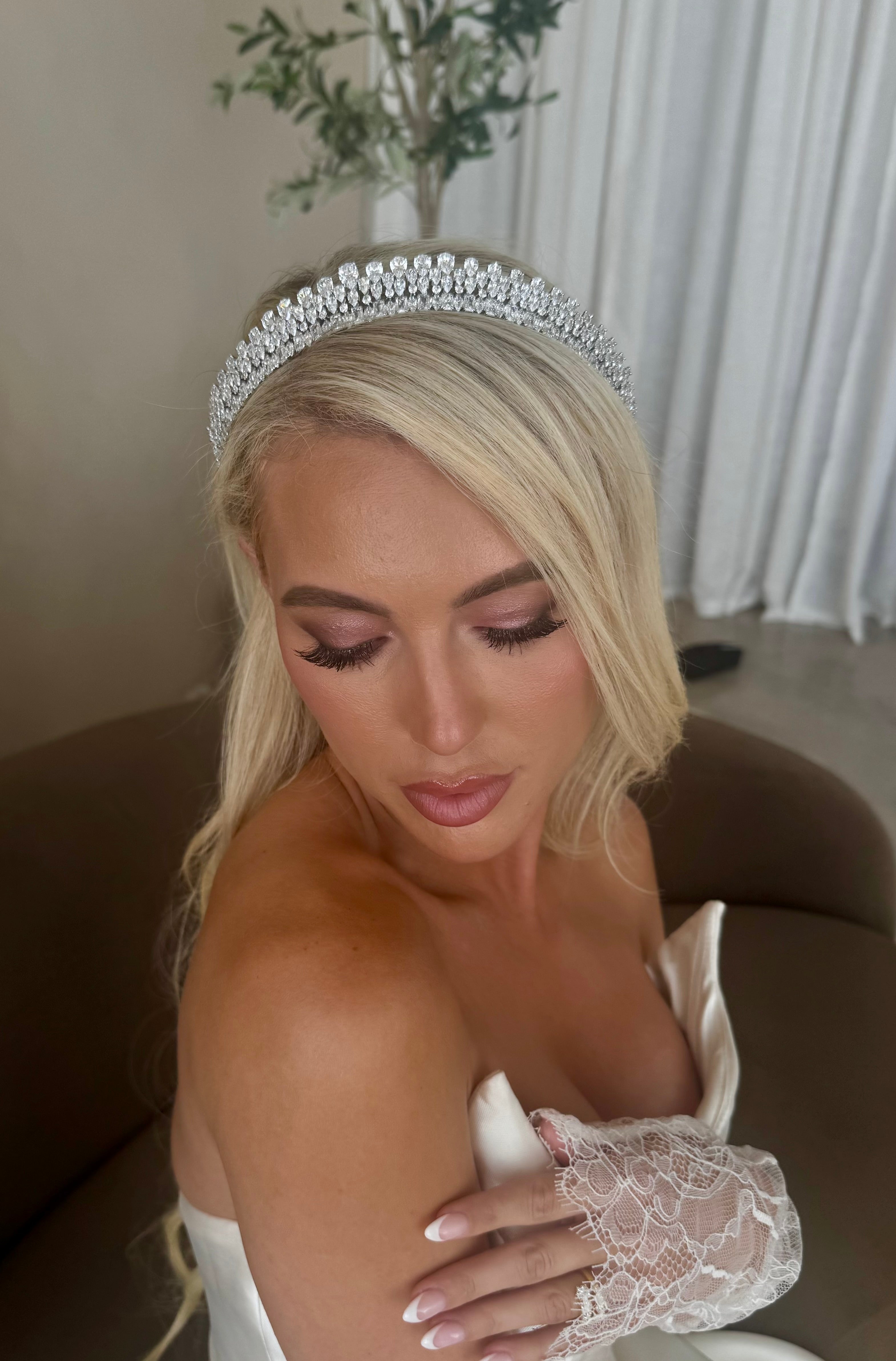 MICHI -  Swarovski Crystals Tiara -RTS