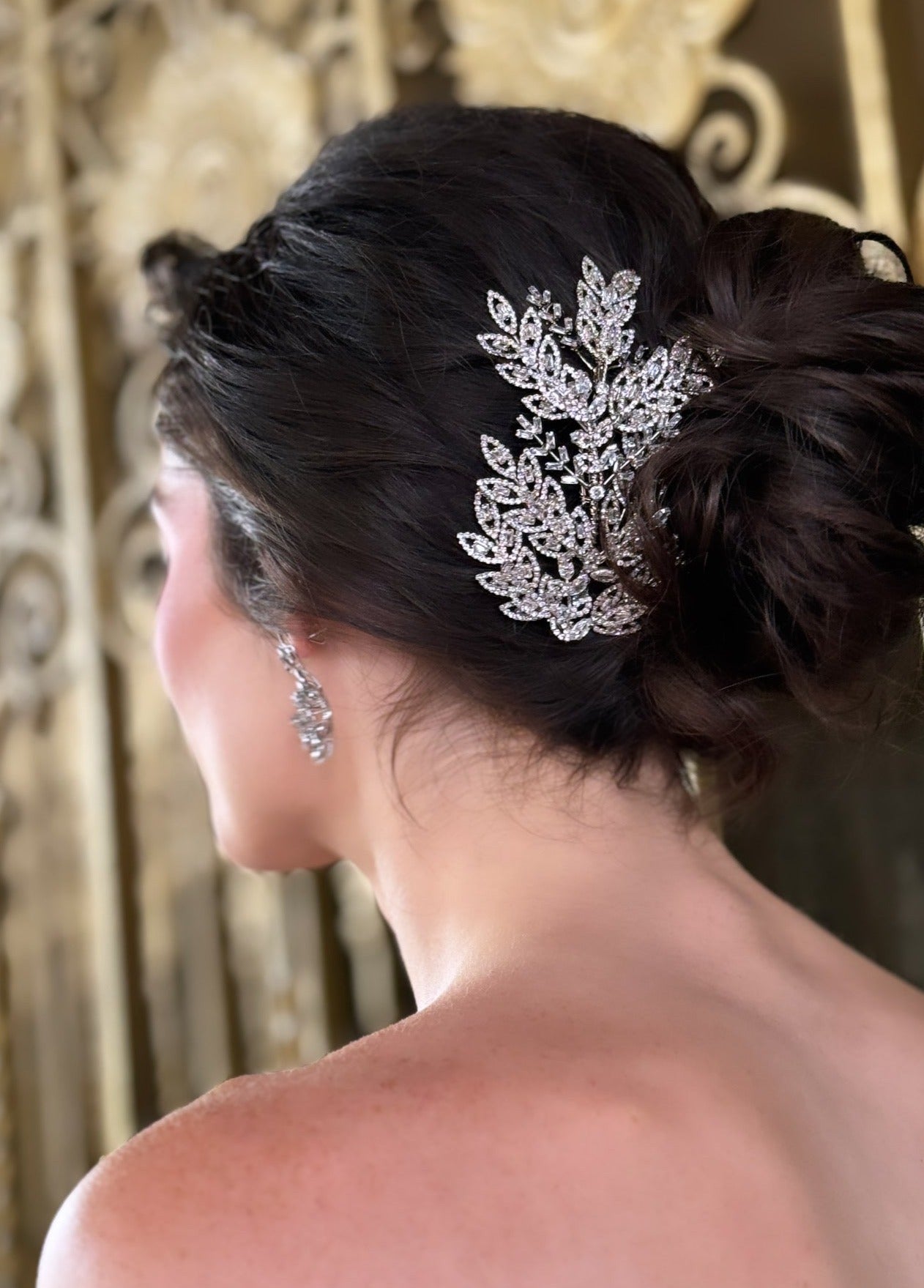 SHILA - Swarovski Crystals Hair Pieces -RTS