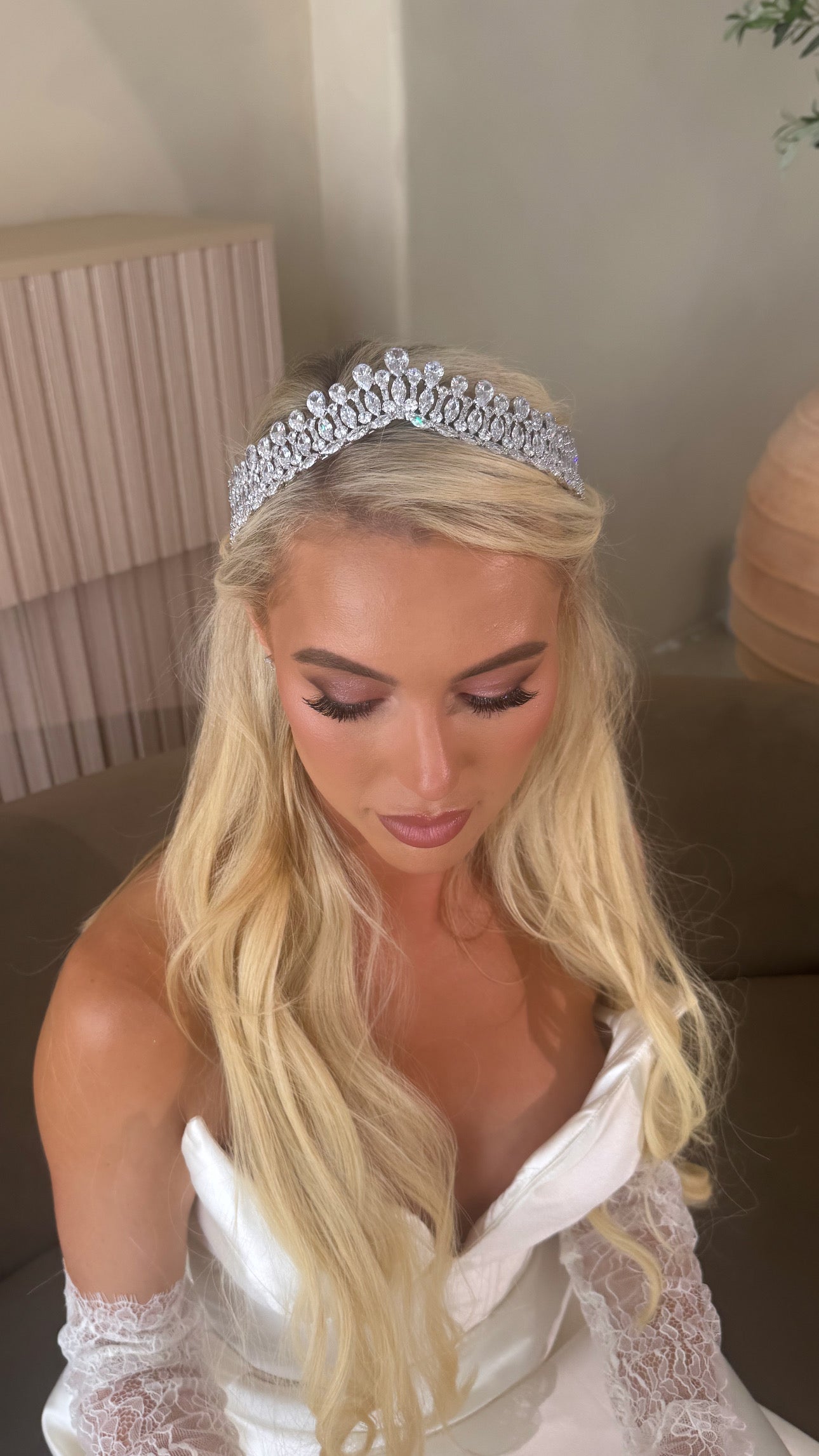 ALMA -  Swarovski Crystals Tiara -RTS