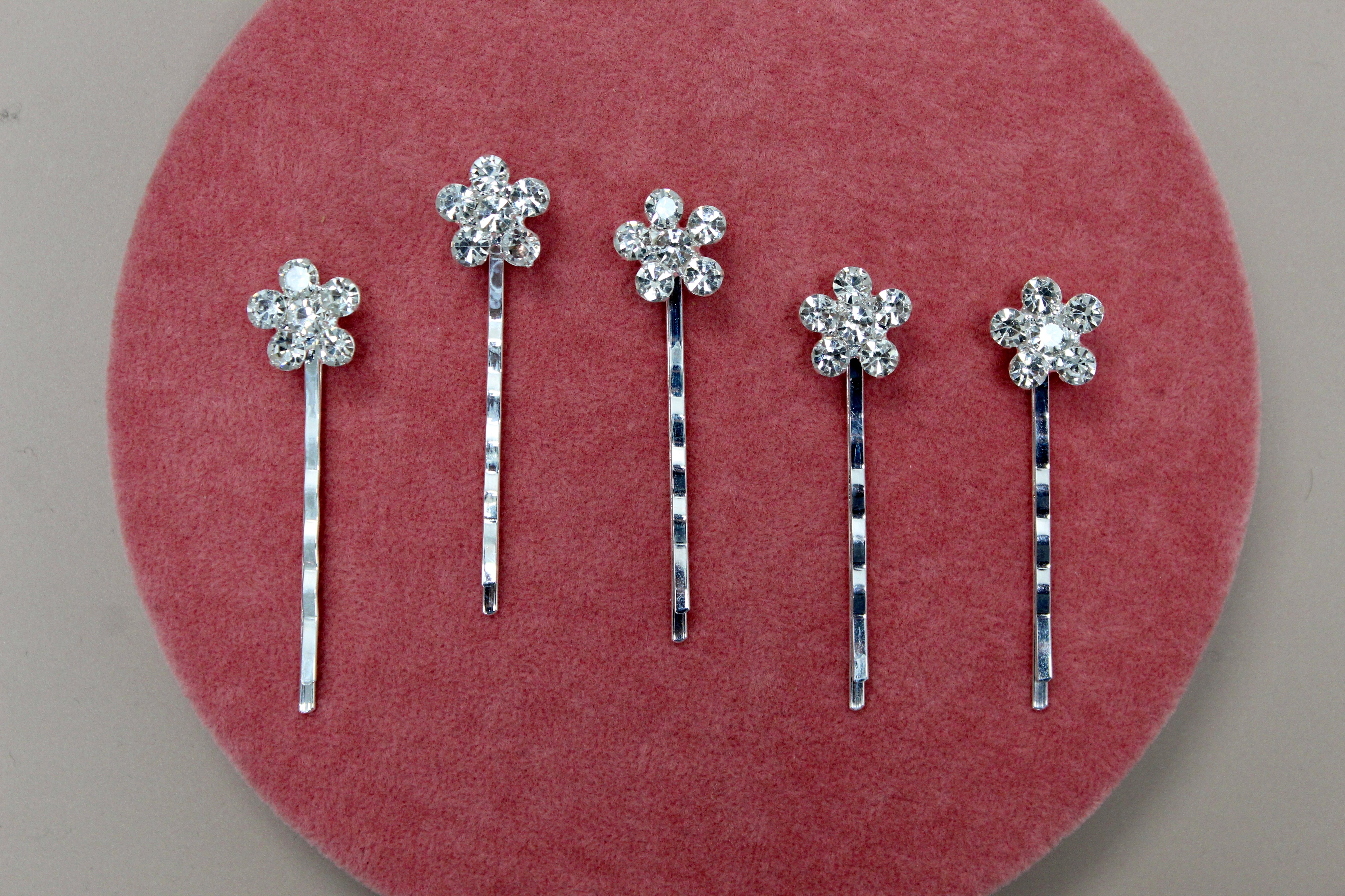 CLARA - Flowers Five-Piece Hair Pin Set