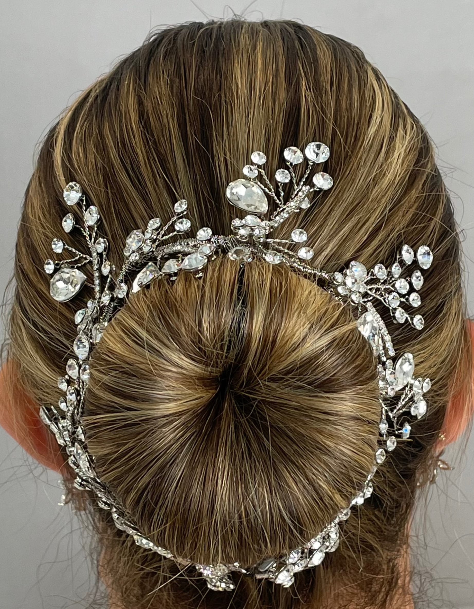 ALESSIA - Swarovski and Simulated Diamonds Multi-Use Headpiece