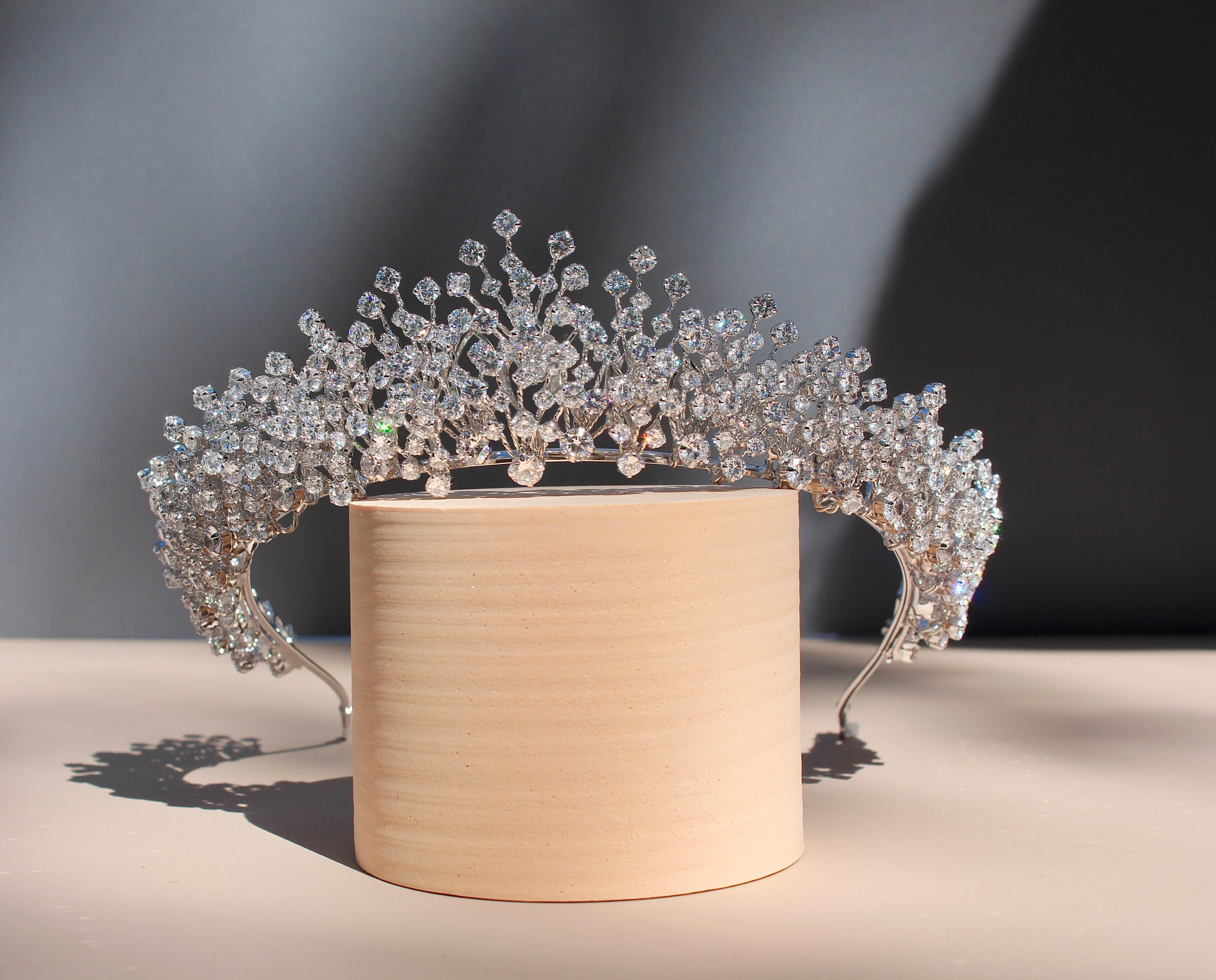 CARA - 3D Swarovski Crystals Tiara -RTS