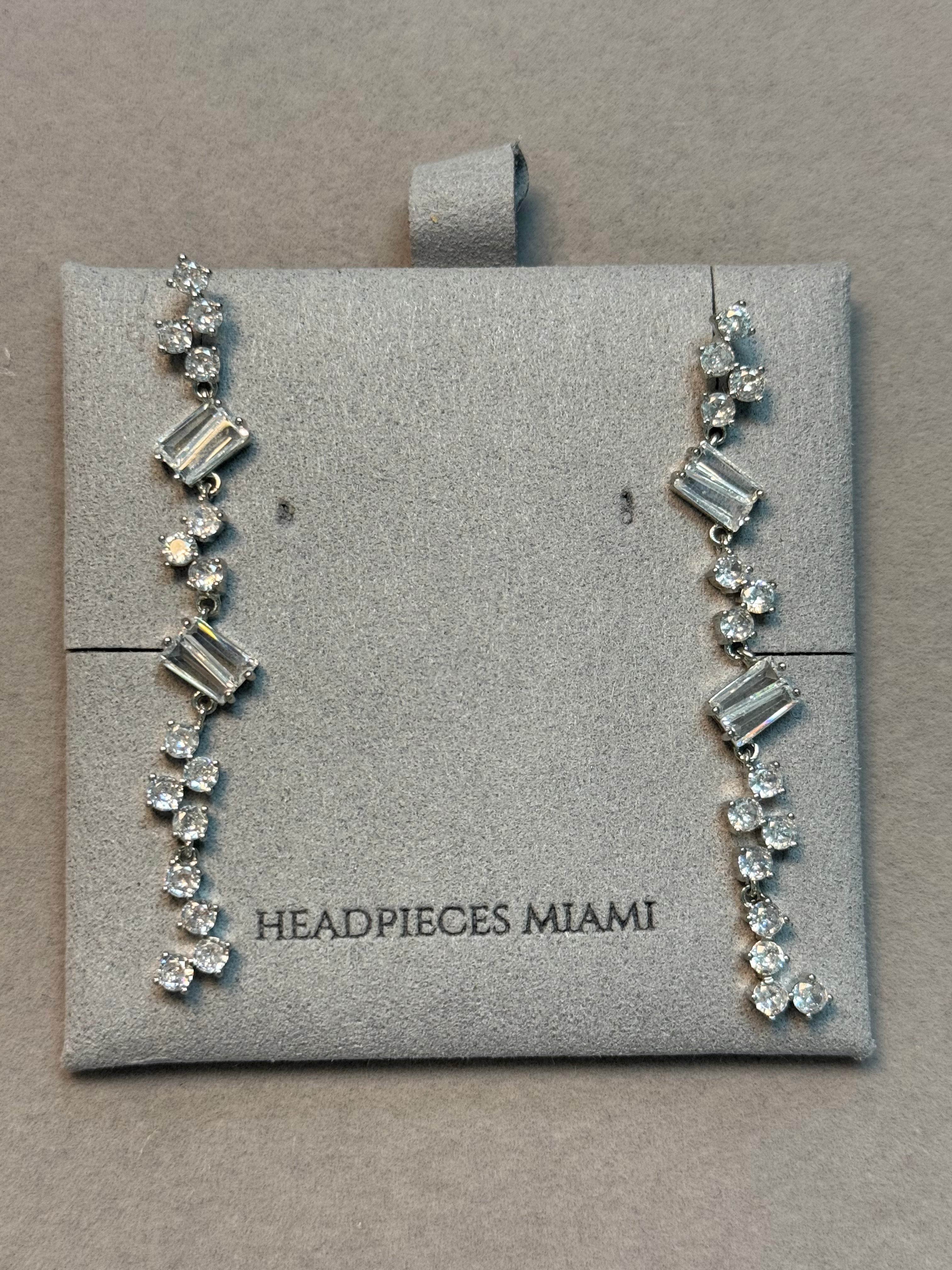 CRYSTAL CASCADE EARRINGS