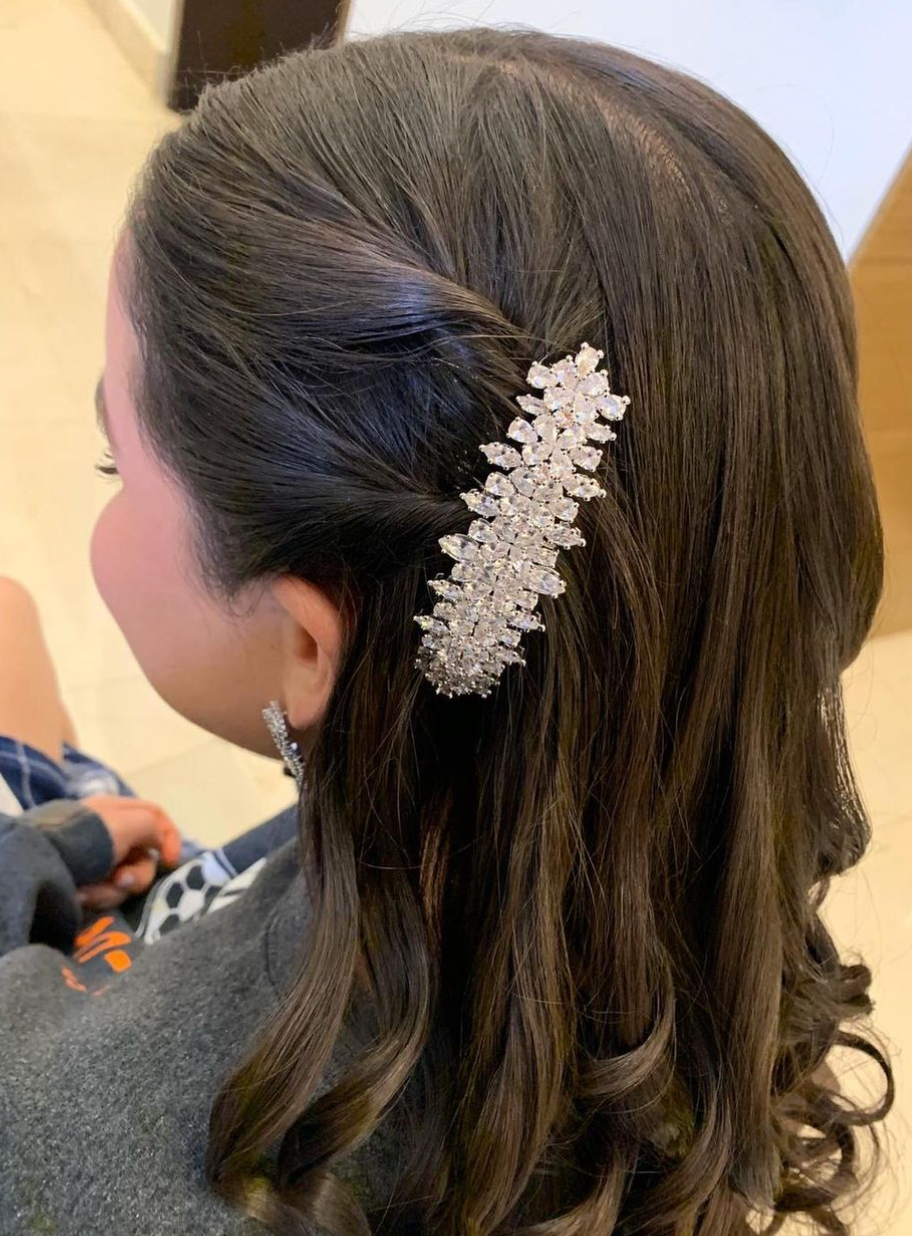 SELENA - Simulated Diamonds Hair Comb