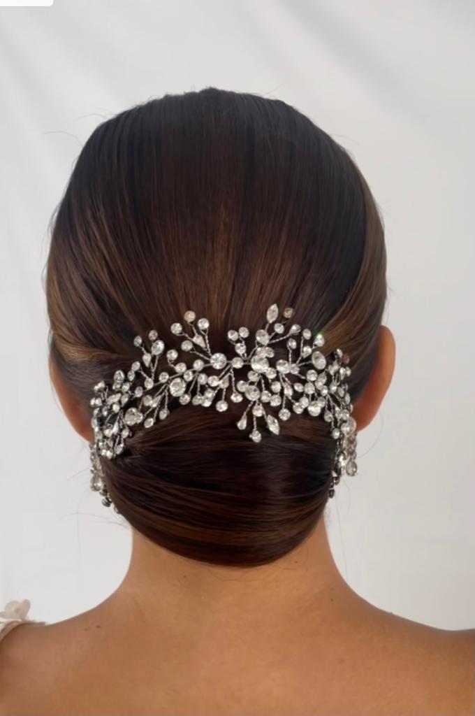 EVELYN - Swarovski Crystals Flexible Multi-use Headpiece