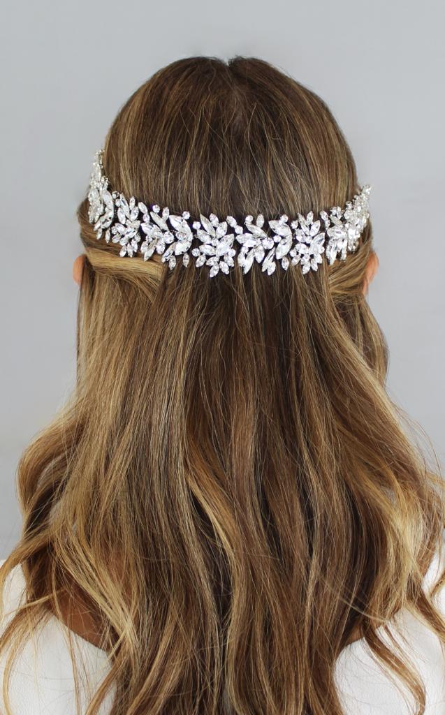 CHARLOTTE - Swarovski Crystals Multi-use Headpiece -RTS