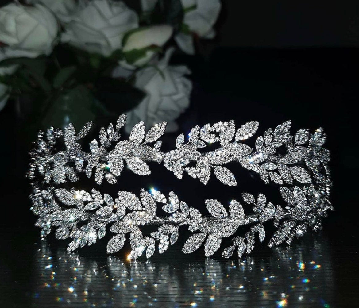 ZOEY - Swarovski crystals Double-band Headband