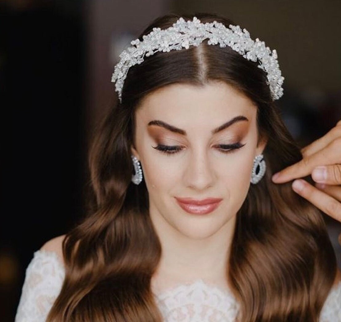 TESSA - Pearls, Beads and Swarovski Crystals Headband