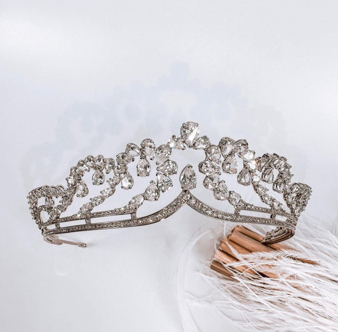 PRINCESS RAJWA - Simulated Diamonds Tiara